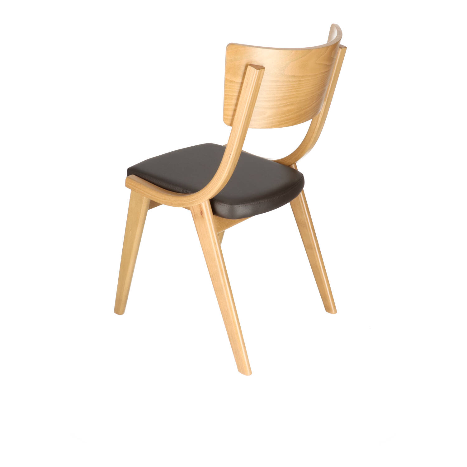 IC AURA OAK Barna design, elegáns Fa beltéri szék